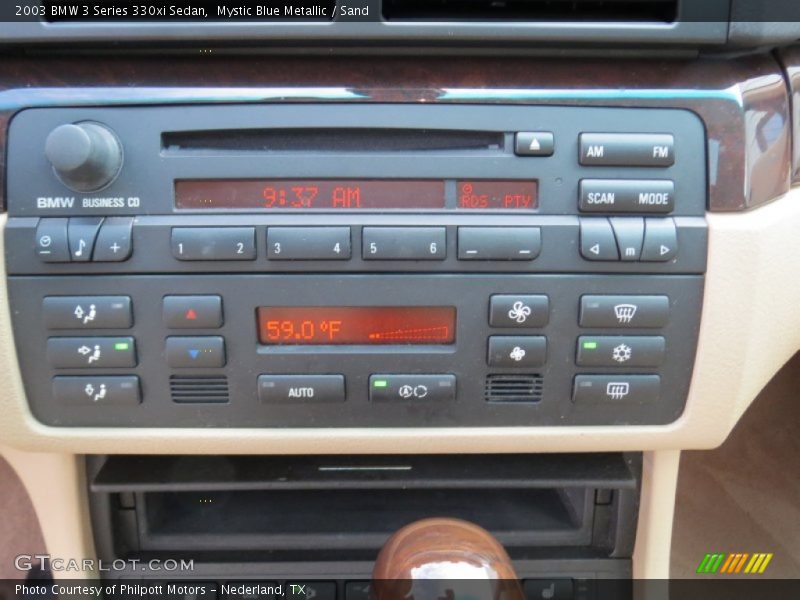Mystic Blue Metallic / Sand 2003 BMW 3 Series 330xi Sedan
