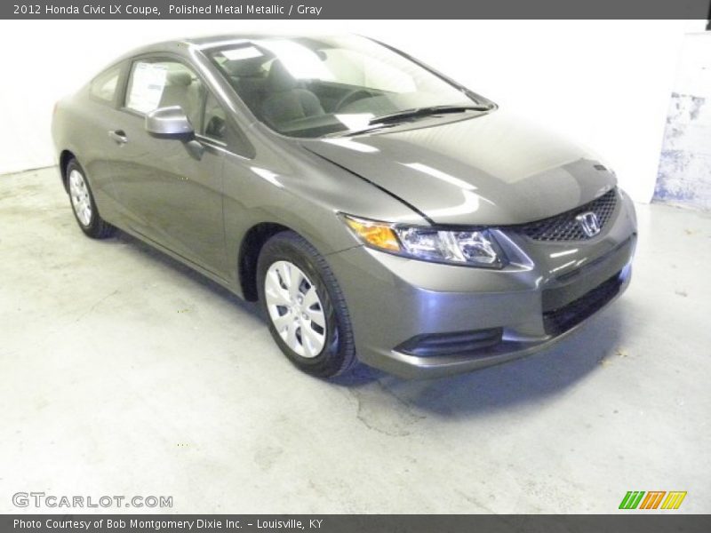 Polished Metal Metallic / Gray 2012 Honda Civic LX Coupe
