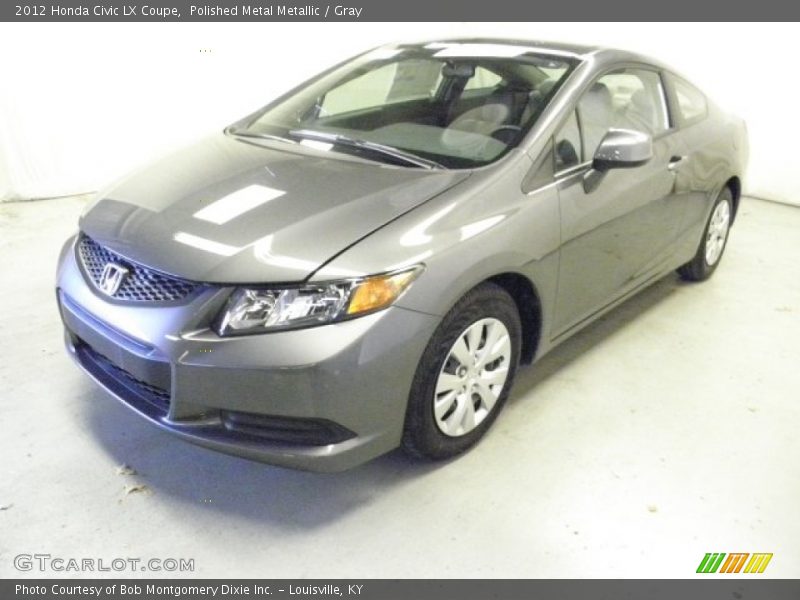 Polished Metal Metallic / Gray 2012 Honda Civic LX Coupe