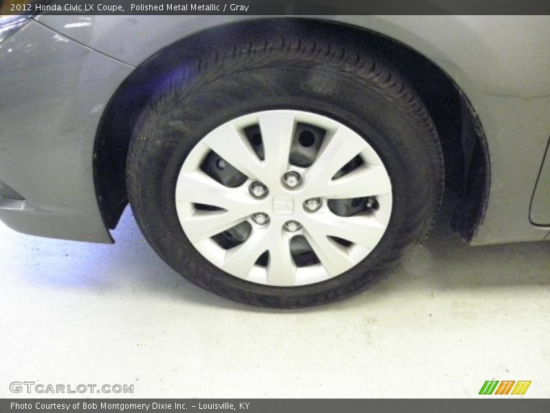 Polished Metal Metallic / Gray 2012 Honda Civic LX Coupe