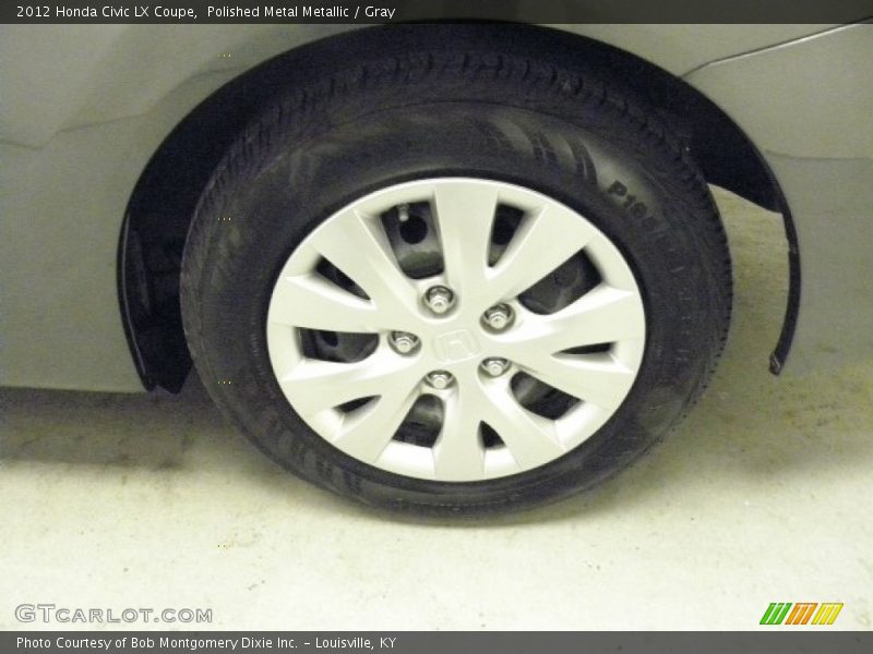 Polished Metal Metallic / Gray 2012 Honda Civic LX Coupe