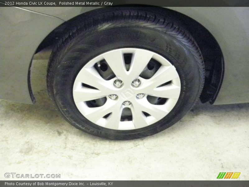 Polished Metal Metallic / Gray 2012 Honda Civic LX Coupe