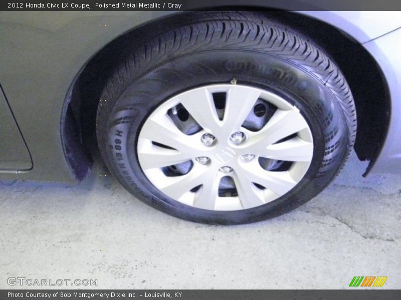 Polished Metal Metallic / Gray 2012 Honda Civic LX Coupe