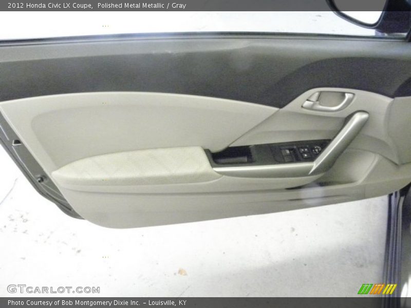 Polished Metal Metallic / Gray 2012 Honda Civic LX Coupe