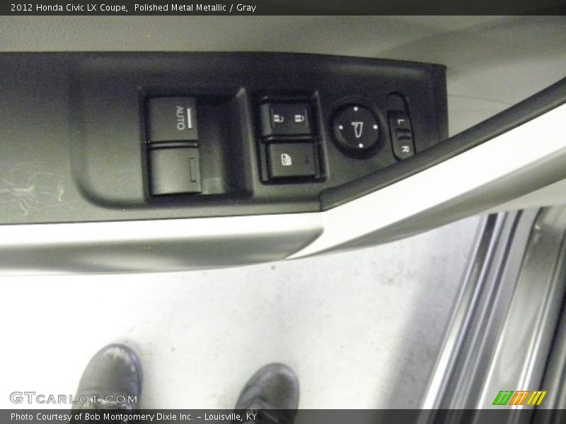 Polished Metal Metallic / Gray 2012 Honda Civic LX Coupe