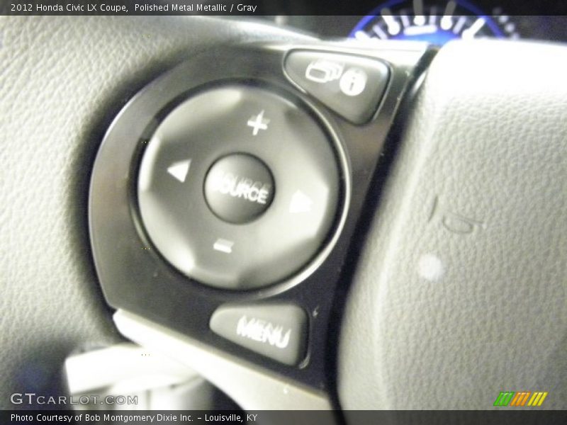 Polished Metal Metallic / Gray 2012 Honda Civic LX Coupe