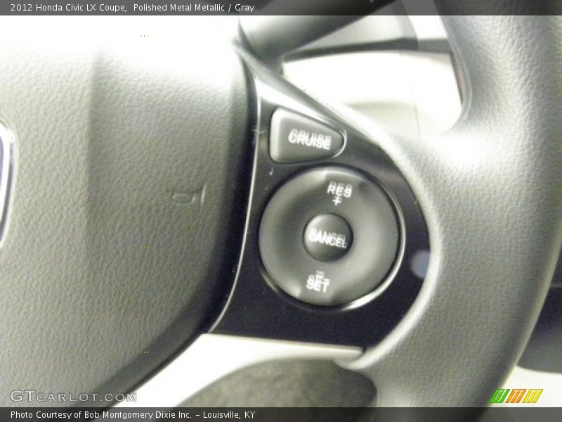 Polished Metal Metallic / Gray 2012 Honda Civic LX Coupe