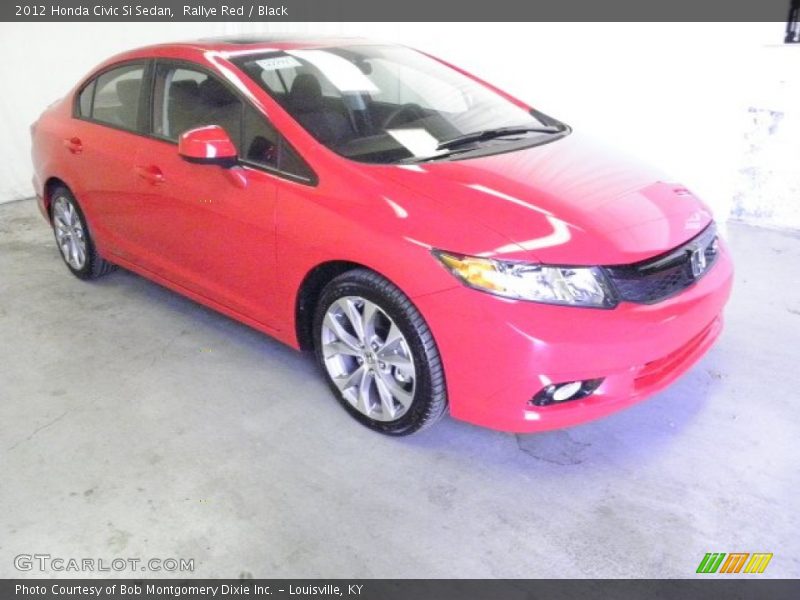 Rallye Red / Black 2012 Honda Civic Si Sedan