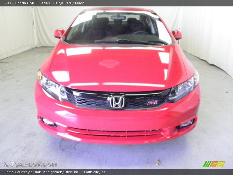 Rallye Red / Black 2012 Honda Civic Si Sedan