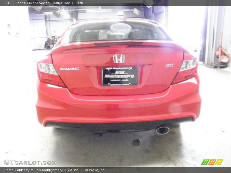 Rallye Red / Black 2012 Honda Civic Si Sedan
