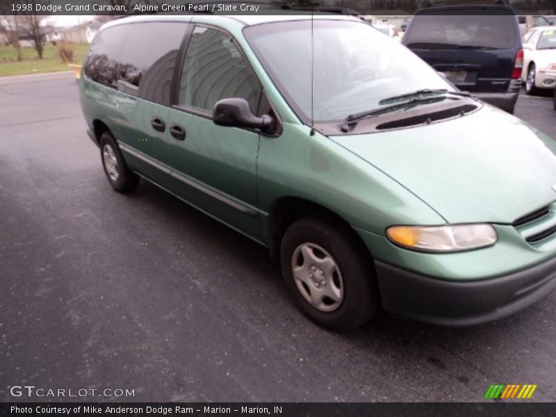 Alpine Green Pearl / Slate Gray 1998 Dodge Grand Caravan