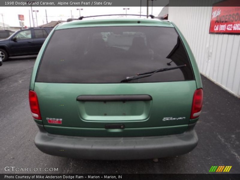 Alpine Green Pearl / Slate Gray 1998 Dodge Grand Caravan