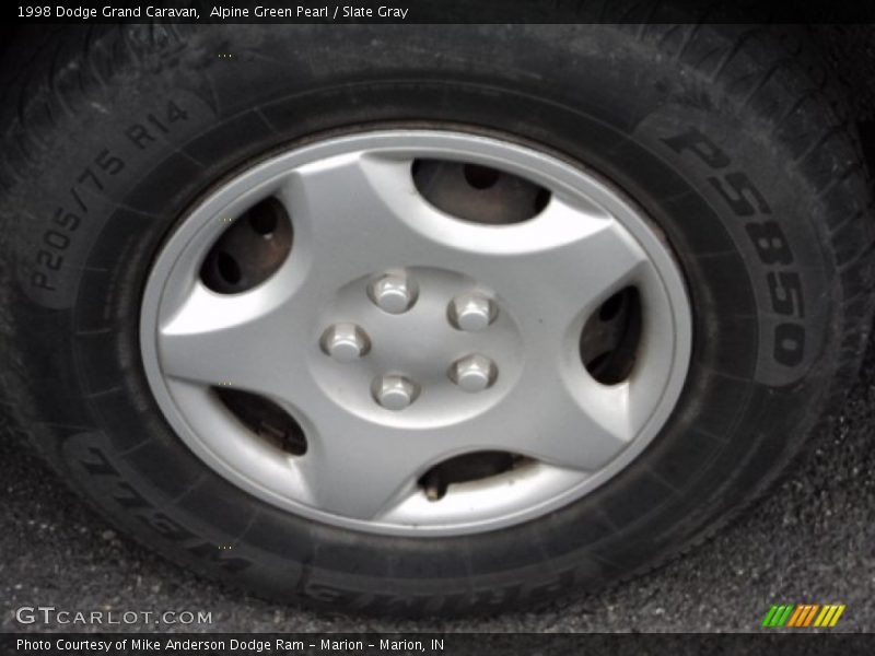 Alpine Green Pearl / Slate Gray 1998 Dodge Grand Caravan