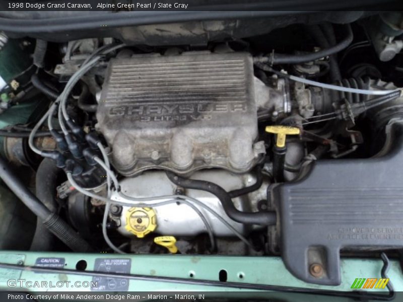 Alpine Green Pearl / Slate Gray 1998 Dodge Grand Caravan