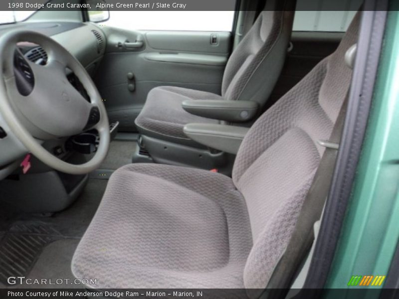 Alpine Green Pearl / Slate Gray 1998 Dodge Grand Caravan