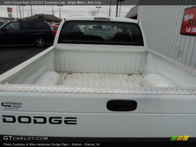 Bright White / Mist Gray 1999 Dodge Ram 1500 SLT Extended Cab