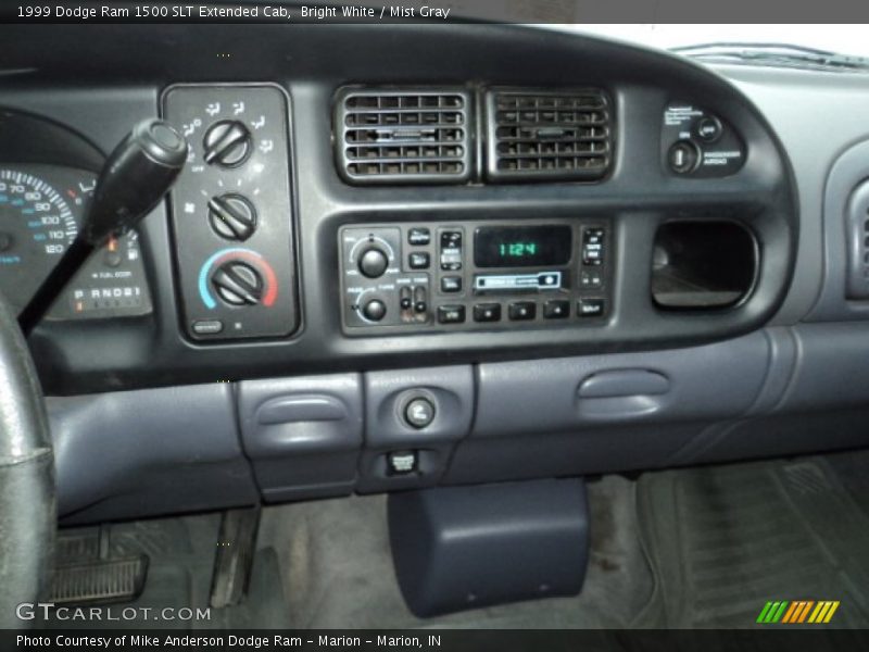 Bright White / Mist Gray 1999 Dodge Ram 1500 SLT Extended Cab