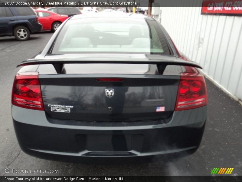 Steel Blue Metallic / Dark Slate Gray/Light Graystone 2007 Dodge Charger