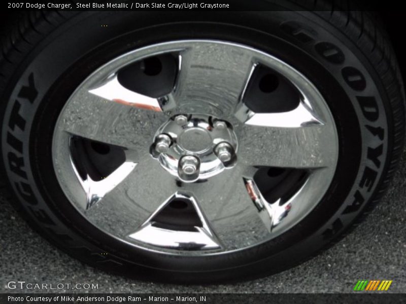 Steel Blue Metallic / Dark Slate Gray/Light Graystone 2007 Dodge Charger