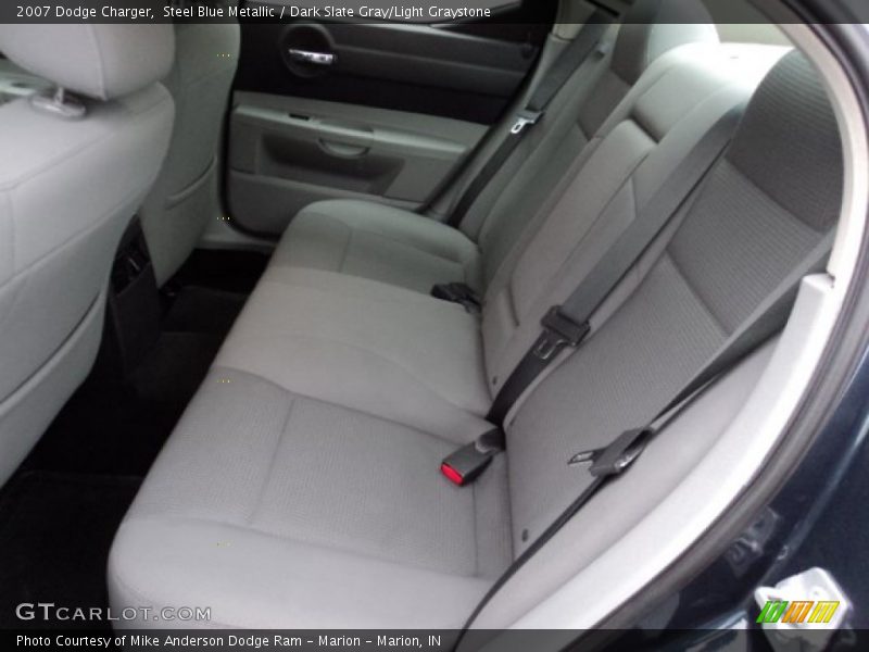 Steel Blue Metallic / Dark Slate Gray/Light Graystone 2007 Dodge Charger