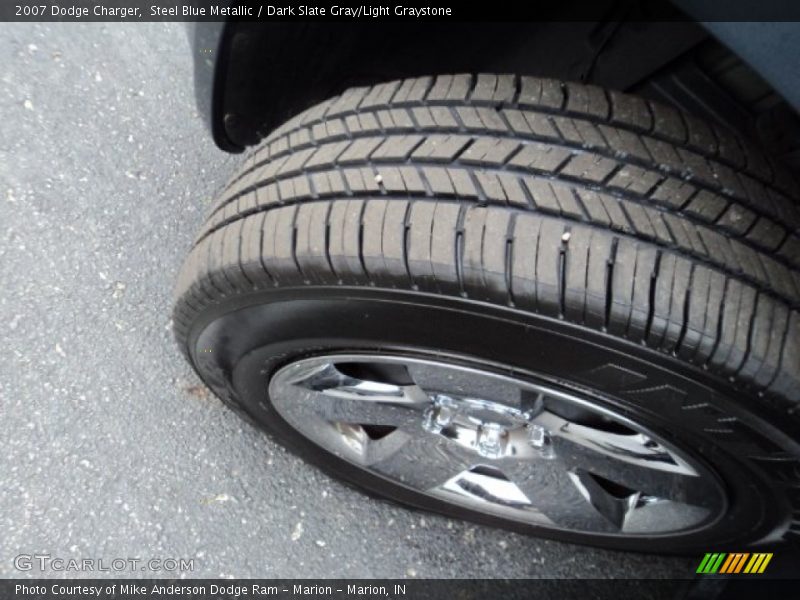 Steel Blue Metallic / Dark Slate Gray/Light Graystone 2007 Dodge Charger