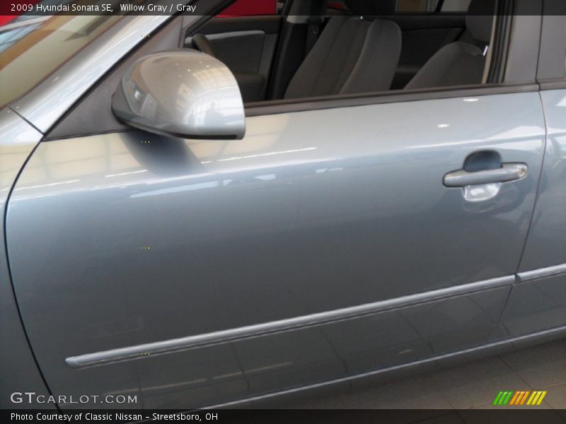 Willow Gray / Gray 2009 Hyundai Sonata SE