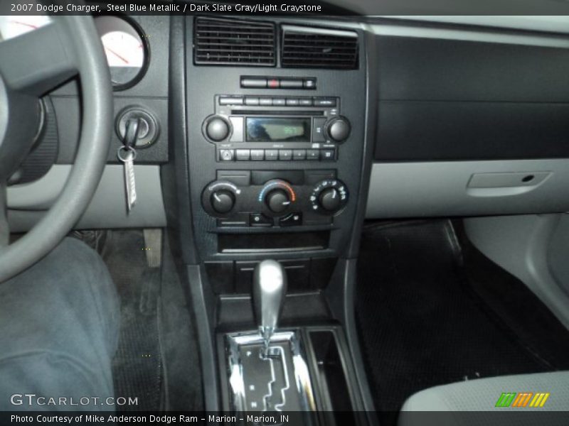 Steel Blue Metallic / Dark Slate Gray/Light Graystone 2007 Dodge Charger