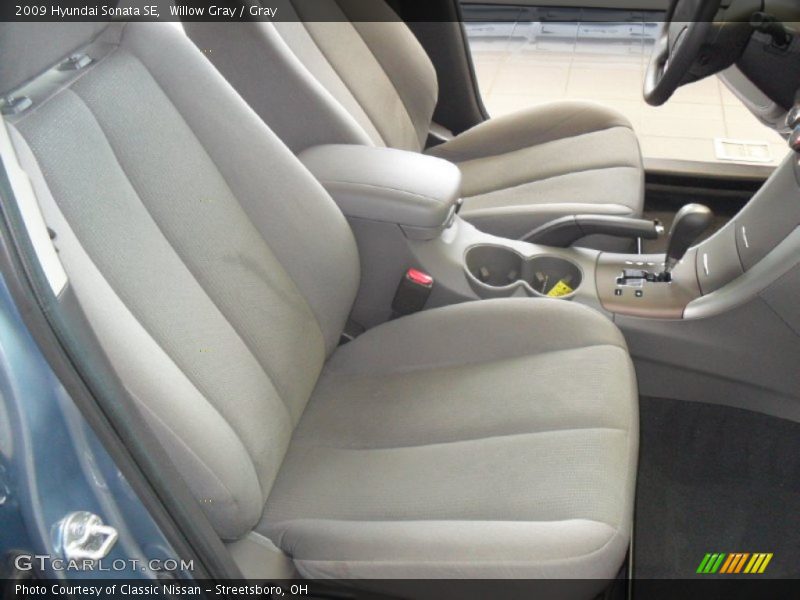 Willow Gray / Gray 2009 Hyundai Sonata SE
