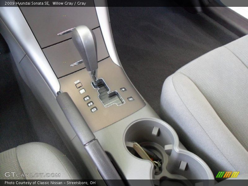Willow Gray / Gray 2009 Hyundai Sonata SE
