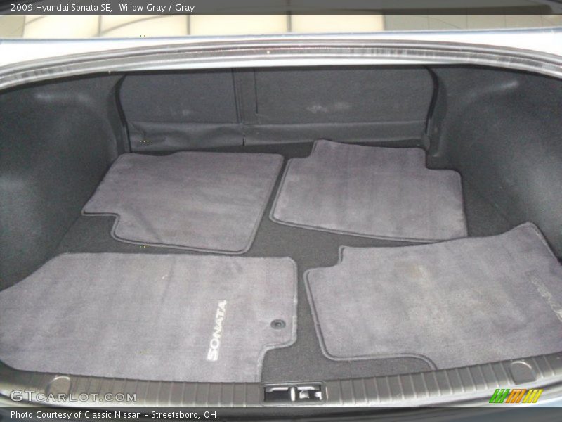 Willow Gray / Gray 2009 Hyundai Sonata SE