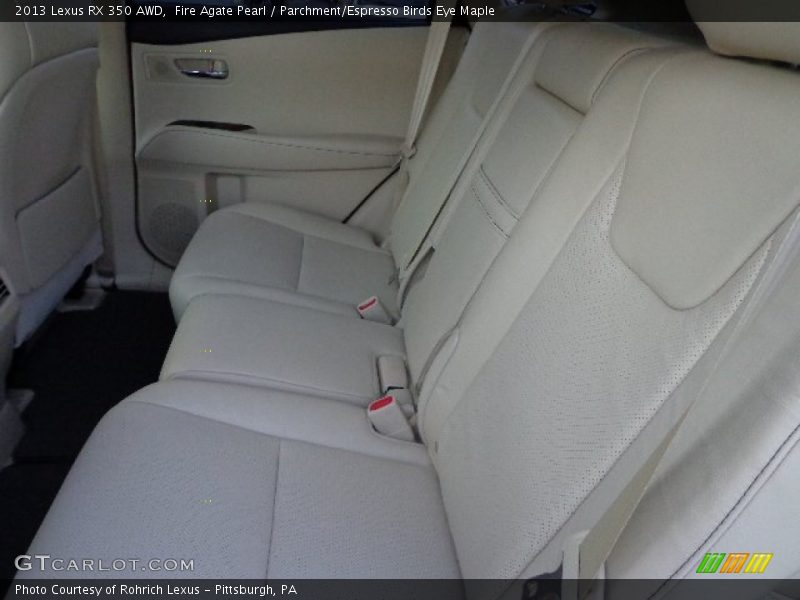 Fire Agate Pearl / Parchment/Espresso Birds Eye Maple 2013 Lexus RX 350 AWD