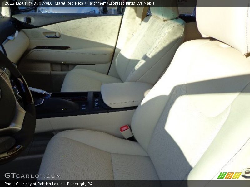 Claret Red Mica / Parchment/Espresso Birds Eye Maple 2013 Lexus RX 350 AWD
