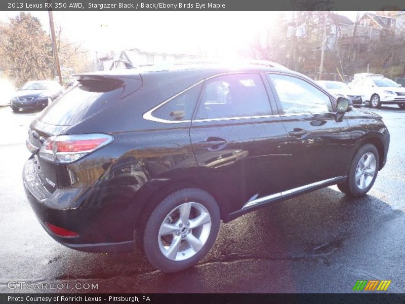 Stargazer Black / Black/Ebony Birds Eye Maple 2013 Lexus RX 350 AWD