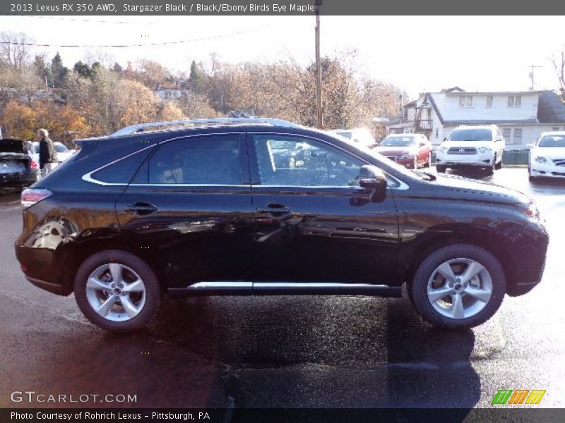 Stargazer Black / Black/Ebony Birds Eye Maple 2013 Lexus RX 350 AWD