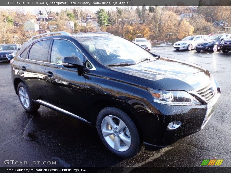 Stargazer Black / Black/Ebony Birds Eye Maple 2013 Lexus RX 350 AWD
