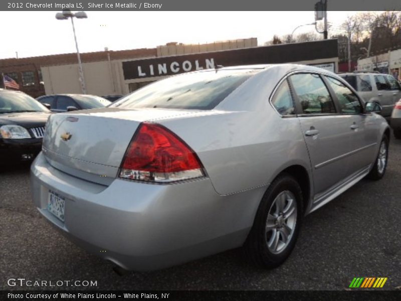 Silver Ice Metallic / Ebony 2012 Chevrolet Impala LS