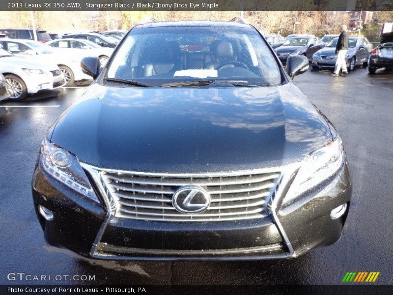 Stargazer Black / Black/Ebony Birds Eye Maple 2013 Lexus RX 350 AWD