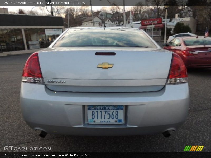 Silver Ice Metallic / Ebony 2012 Chevrolet Impala LS