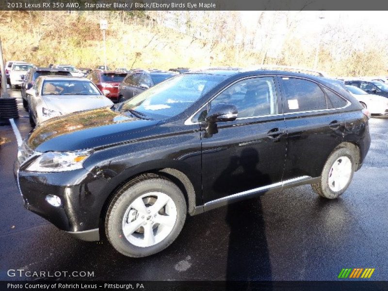 Stargazer Black / Black/Ebony Birds Eye Maple 2013 Lexus RX 350 AWD