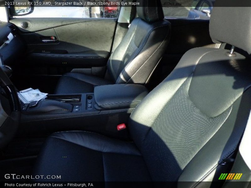 Stargazer Black / Black/Ebony Birds Eye Maple 2013 Lexus RX 350 AWD
