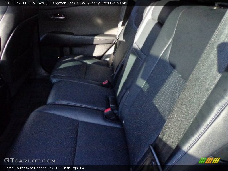 Stargazer Black / Black/Ebony Birds Eye Maple 2013 Lexus RX 350 AWD