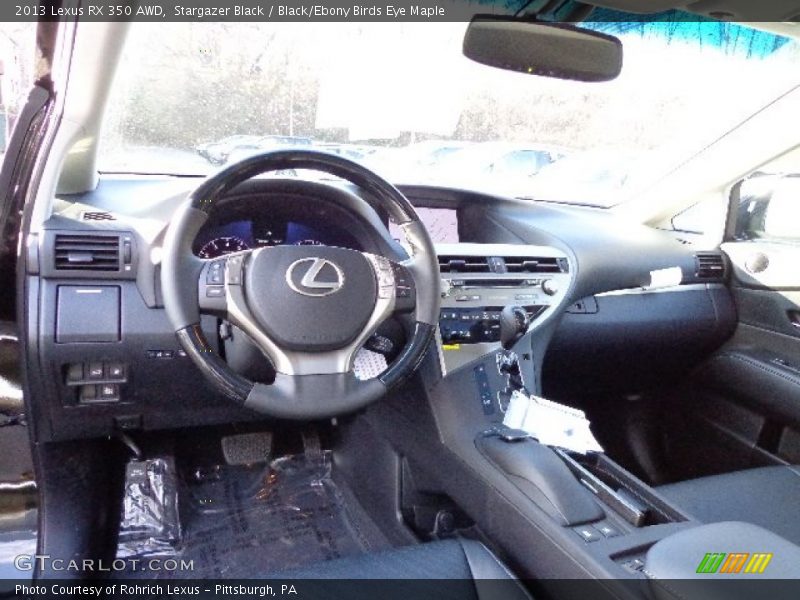 Stargazer Black / Black/Ebony Birds Eye Maple 2013 Lexus RX 350 AWD
