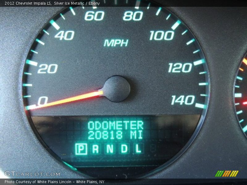 Silver Ice Metallic / Ebony 2012 Chevrolet Impala LS