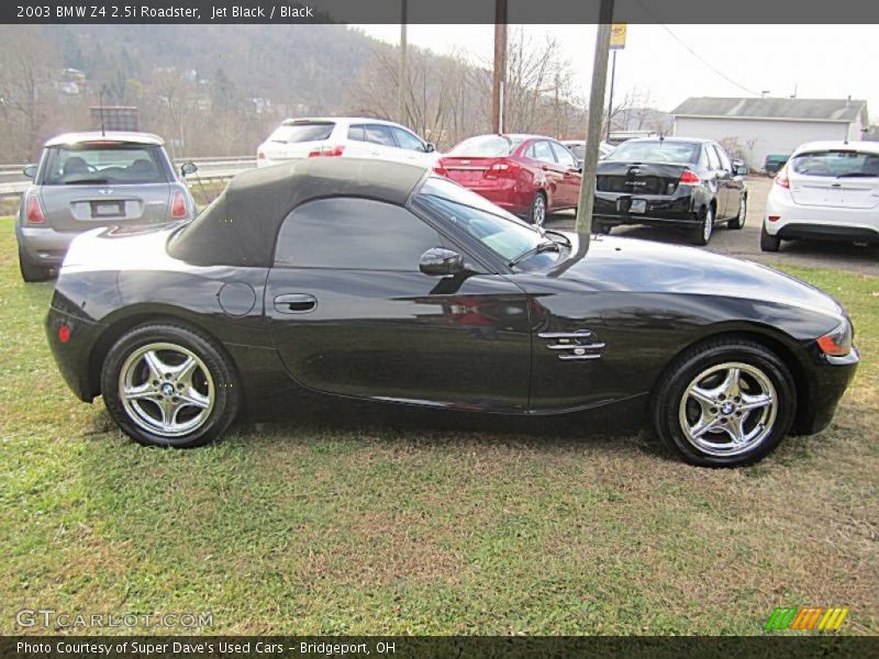 Jet Black / Black 2003 BMW Z4 2.5i Roadster
