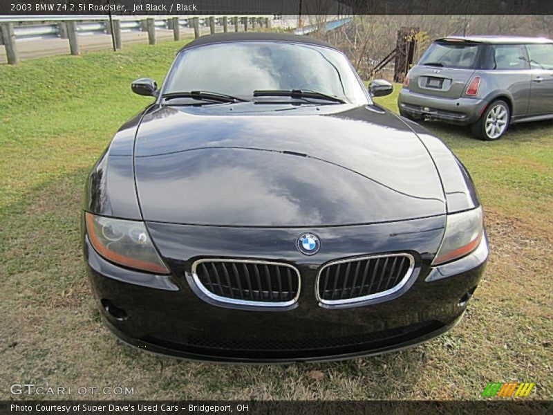 Jet Black / Black 2003 BMW Z4 2.5i Roadster