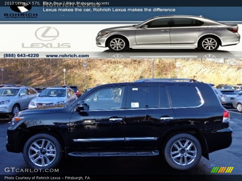Black Onyx / Black/Mahogany Accents 2013 Lexus LX 570