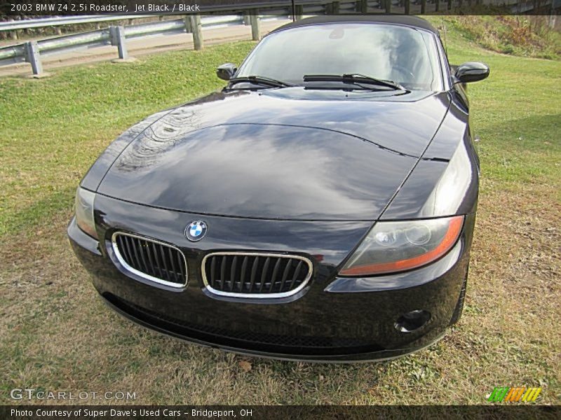 Jet Black / Black 2003 BMW Z4 2.5i Roadster