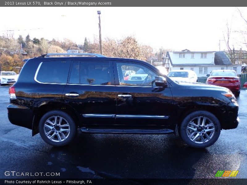 Black Onyx / Black/Mahogany Accents 2013 Lexus LX 570