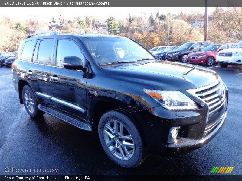 Black Onyx / Black/Mahogany Accents 2013 Lexus LX 570