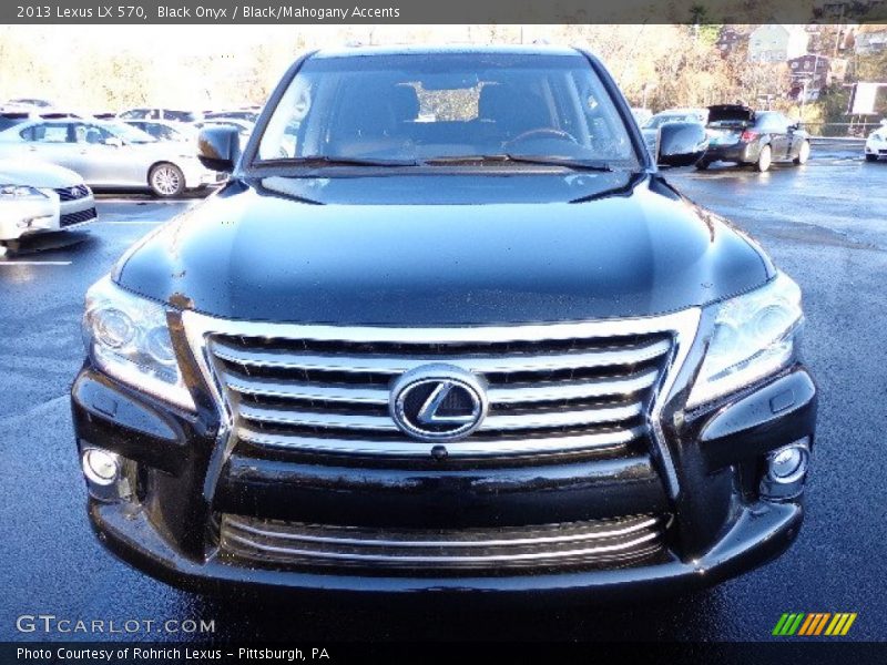 Black Onyx / Black/Mahogany Accents 2013 Lexus LX 570